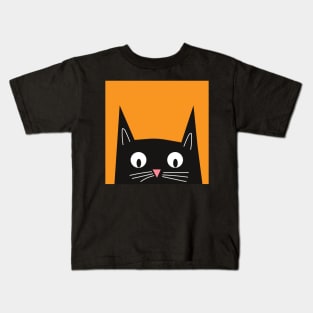 Curious cat Kids T-Shirt